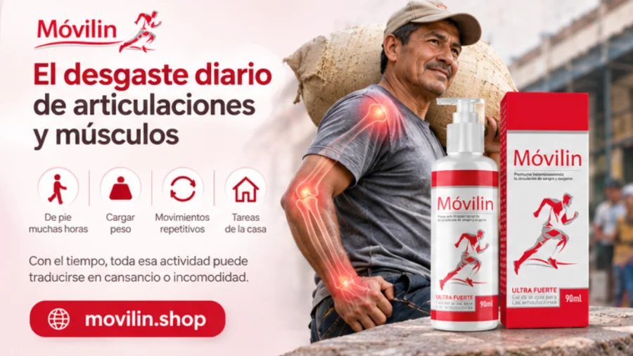 Movilin — cuidado externo tras jornadas largas de pie o caminando
