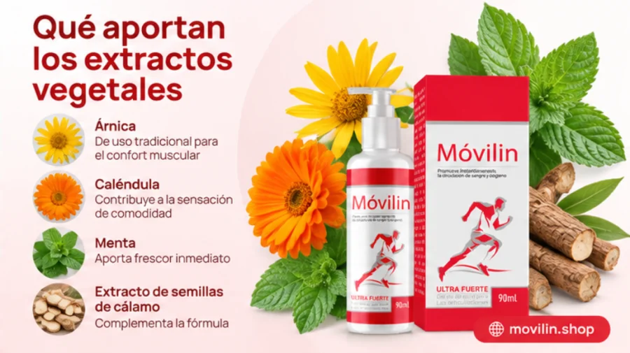 Movilin — qué aporta cada extracto vegetal de la fórmula